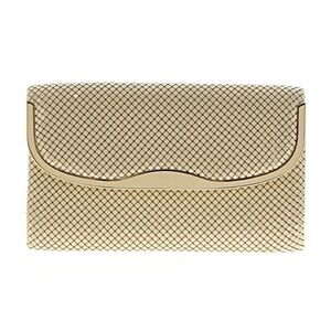 Ivory and Gold Clutch Evening Bag
